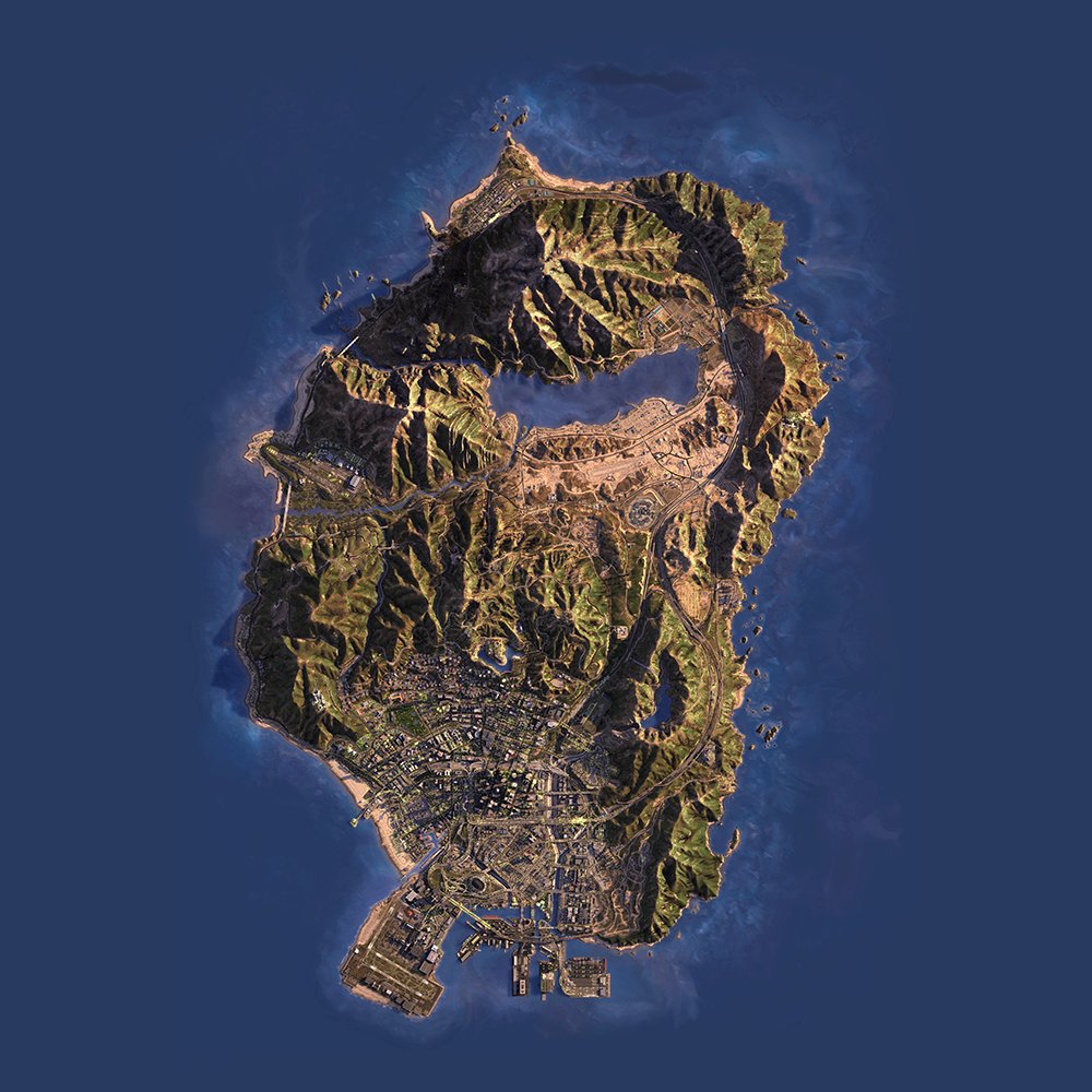 San Andreas Map